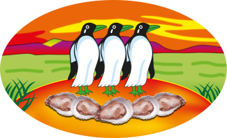 THREE PENGUINS