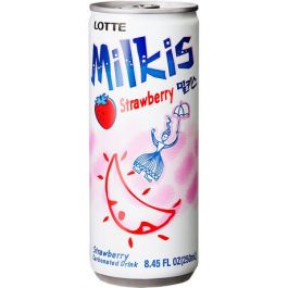 Milkis Soft Drink Strawberry Can