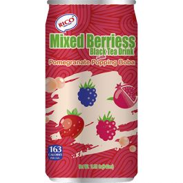Black Tea Drink Mixed Berries & Boba