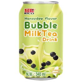 Bubble Milk Tea Drink Honeydew Melon