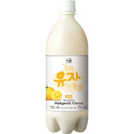 Rice Wine Makgeolli Citron 3% Alc.
