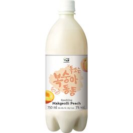 Rice Wine Makgeolli Peach 3% Alc.