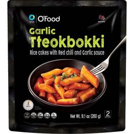 Topokki with Garlic Sauce