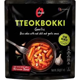 Topokki with Chili & Garlic Sauce