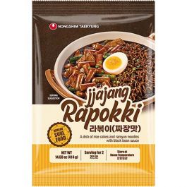 Topokki with Ramyun & Jjajang Sauce