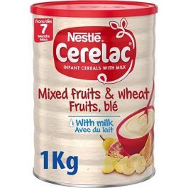 Blé & Fruits Mélangés avec Lait
