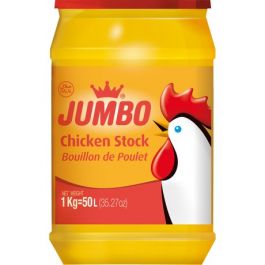 Brühpulver Huhn im Plastikbehälter