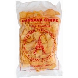 Maniok Chips mit Chili