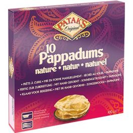 Papadums Naturel 15 cm