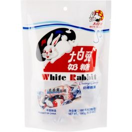 Witte konijn melk snoep