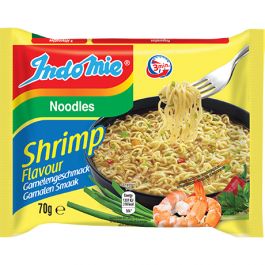Nouilles Instant. Crevettes
