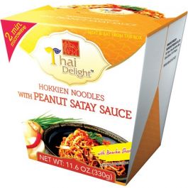 Hokkien Noodles Peanut Satay Sauce