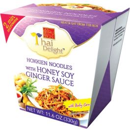 Hokkien Noedels Honing Soja Gembersaus