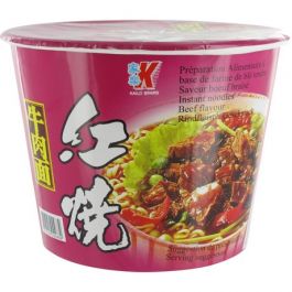 Instant Noodles Beef Bowl