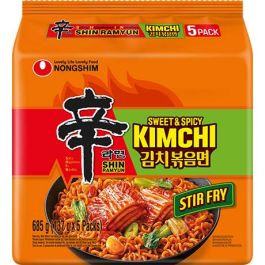 Inst. Noedels Shin Kimchi Stir-Fry 5x