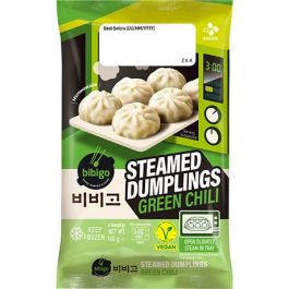 Gestoomde Dumplings Green Chili