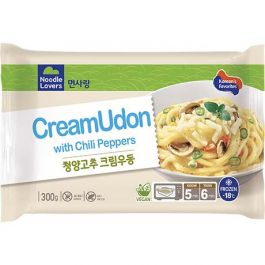 Udon Noedels met Pittige Roomsaus