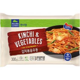 Udon Noedels Geroerbakt Kimchi-Groenten