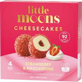 Mochi-IJs Aardbei-Mascarpone-Cheesecake